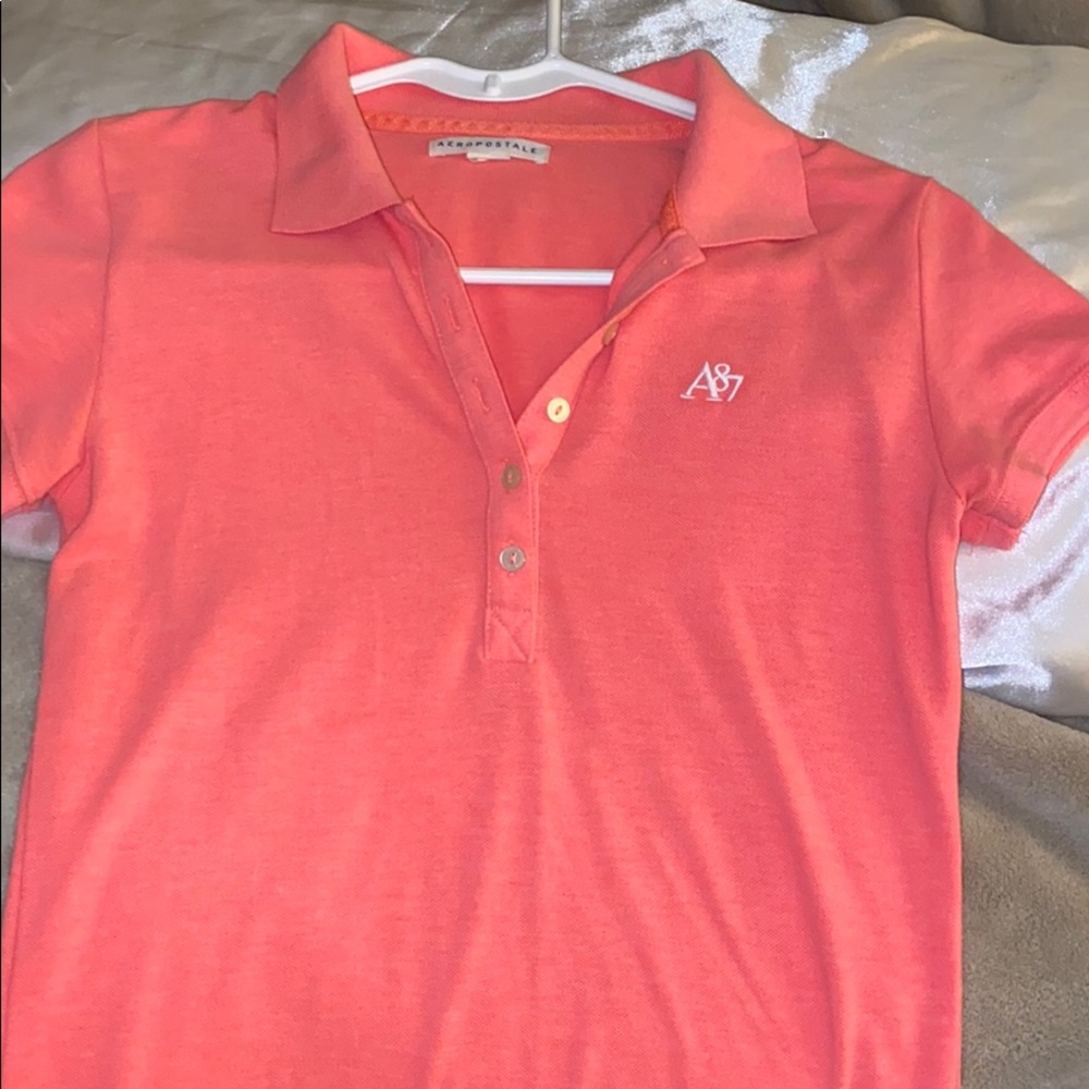 aeropostale collared tee